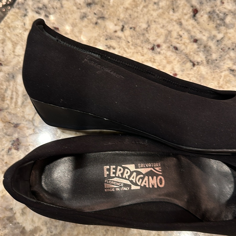 Salvatore Ferragamo flats, black, Sz 9B - Picture 6 of 6